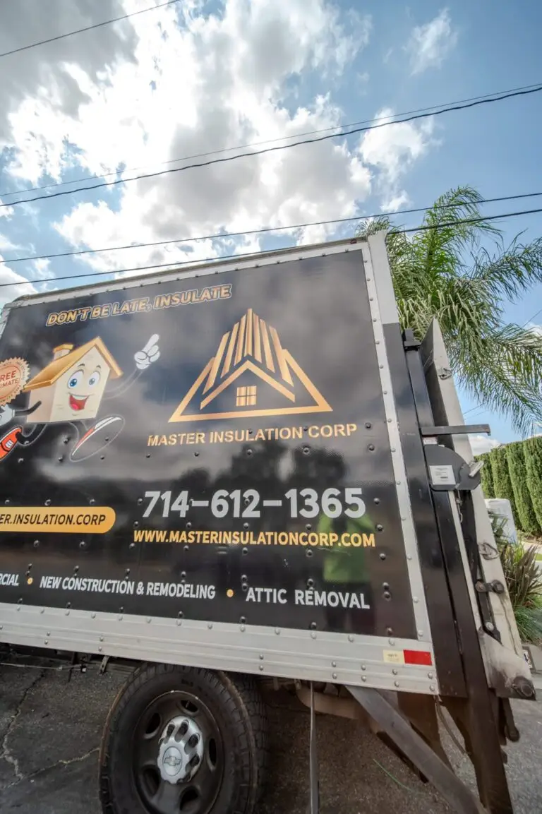 Company Branding Truck - Master Insulation Corp
