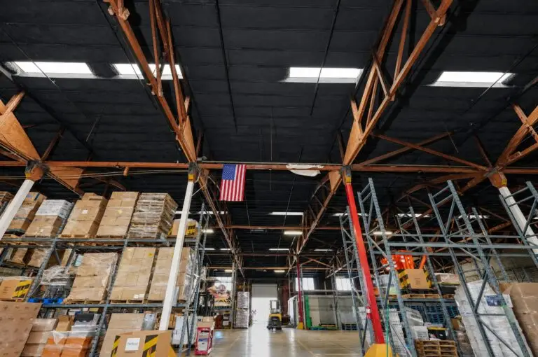 Industrial facility ceiling by Master Insulation